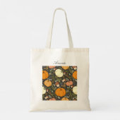 Modern Personalized Fall Pumpkin Season Tote Bag (Achterkant)