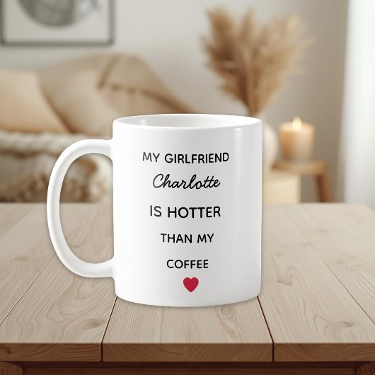 Modern Personalized Girlfriend Coffee Mug Koffiemok