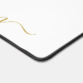 Modern Personalized Gold Heart Script Name  Bureaumat (Hoek)