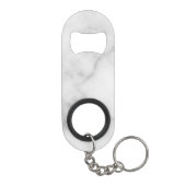 Modern Personalized Groomsman's Monogram and Name Mini Flessenopener (Achterkant)