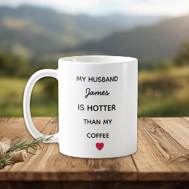Modern Personalized Husband Coffee Mug Koffiemok