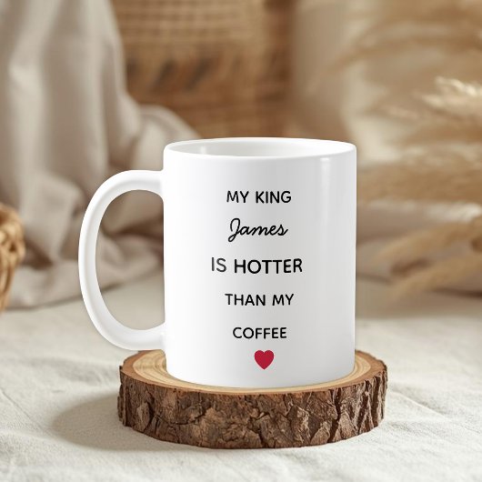 Modern Personalized King Coffee Mug Koffiemok