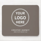 Modern Personalized Logo Business Corporate Muismat (Voorkant)