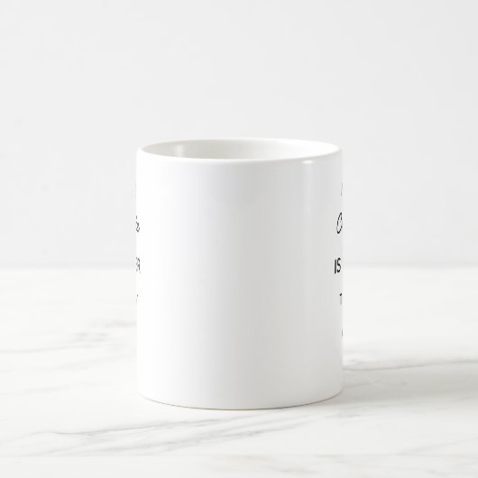 Modern Personalized Love Coffee Mug Koffiemok (Center)