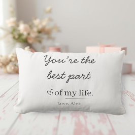 Modern Personalized Love Quote Kussen