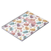 Modern Personalized Macaron Desserts Notitieboek (Linkerzijde)