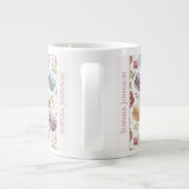 Modern Personalized Macaroon Desserts Grote Koffiekop (Achterkant)