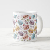 Modern Personalized Macaroon Desserts Grote Koffiekop (Voorkant rechts)