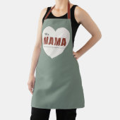 Modern Personalized Mama Heart Apron Schort (Insitu)