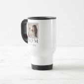 Modern Personalized Mom Photo Travel Mug Reisbeker (Voorkant links)