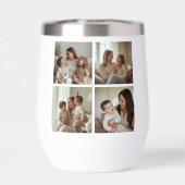 Modern Personalized Mom Superhero Photo Collage (Achterkant)