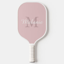 Modern Personalized Monogram Script Pickleball Paddle