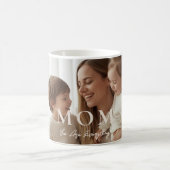 Modern Personalized Photo MOM Coffee Mug Koffiemok (Center)