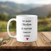 Modern Personalized Queen Coffee Mug Koffiemok