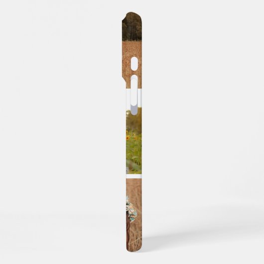 Modern Personalized Six Photo Collage  iPhone Hoesje (Linkerkant)