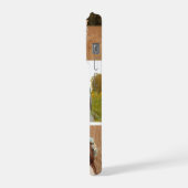 Modern Personalized Six Photo Collage  iPhone Hoesje (Linkerkant)