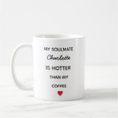 Modern Personalized Soulmate Coffee Mug Koffiemok (Links)
