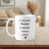 Modern Personalized Soulmate Coffee Mug Koffiemok