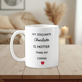 Modern Personalized Soulmate Coffee Mug Koffiemok