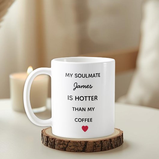 Modern Personalized Soulmate Coffee Mug Koffiemok