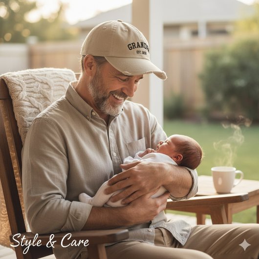 Modern Personalized Text Embroidered Baseball Cap 