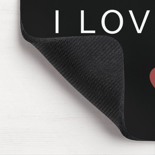 Modern Personalized Valentine Mouse Pad Muismat (Hoek)