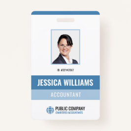 Modern Personeel Persoonlijke Foto Medewerker ID Badge