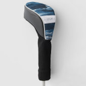 Modern, persoonlijk Abstract Golfheadcover (Schuin)