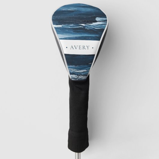 Modern, persoonlijk Abstract Golfheadcover (Voorkant)