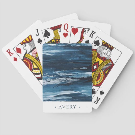 Modern, persoonlijk Abstract Pokerkaarten (Achterkant)