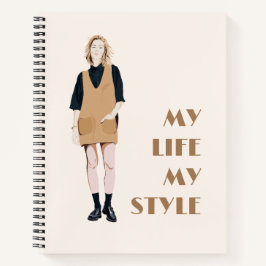 Modern persoonlijk notitieboek