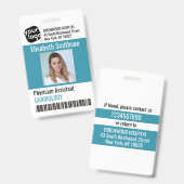 Modern Persoonlijke Arts-Assistentie ID-kaart Badge (Voor- en achterkant)