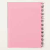 Modern Persoonlijke Groen en Roze Planner (Achterkant)