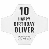 Modern persoonlijke Happy Birthday Voetbal (Enkel)