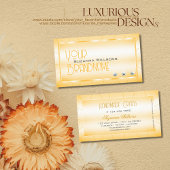 Modern Perzik Sinaasappel met Diamonds Eye Catchin Visitekaartje