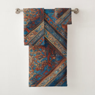 Modern Perzisch Mooi Oud Patroon Collectie Bad Handdoek