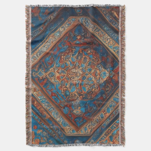 Modern Perzisch Mooi Oud Patroon Collectie Deken (Voorkant Verticaal)