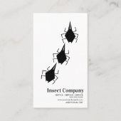 Modern Pest Control Bugs Company Logo Visitekaartje (Voorkant)