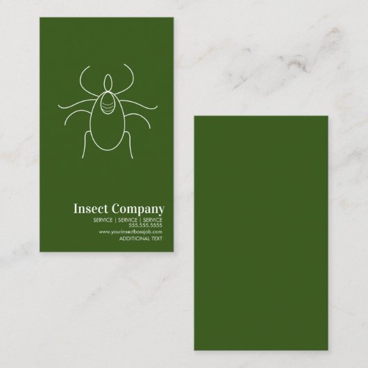 Modern Pest Control Company Visitekaartje (Voorkant / Achterkant)