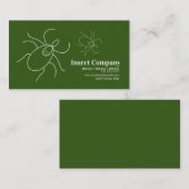 Modern Pest Control Insect Logo Visitekaartje (Voorkant / Achterkant)