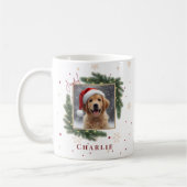 Modern Pet Christmas – Personalized Holiday Gift Koffiemok (Links)