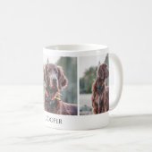 Modern Pet Dog Custom Photo Koffiemok (Voorkant rechts)