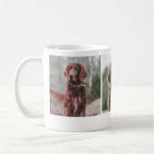 Modern Pet Dog Custom Photo Koffiemok (Links)