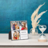 Modern Pet Dog Memorial Photo Collage Fotoplaat (Insitu)