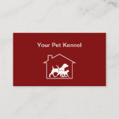 Modern Pet Kennel Visitekaartjes (Voorkant)