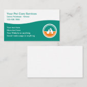 Modern Pet Services Visitekaartje Design (Voorkant / Achterkant)