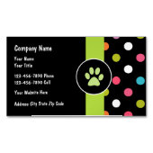 Modern Pet Thema Visitekaartje Magneet (Voorkant)