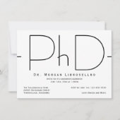 Modern PhD-Afstuderen Kaart (Voorkant)
