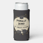 Modern PhD promotiefeest Seltzer Blikjeskoeler (Seltzer Voorkant)