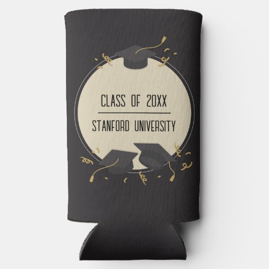 Modern PhD promotiefeest Seltzer Blikjeskoeler (Achterkant)